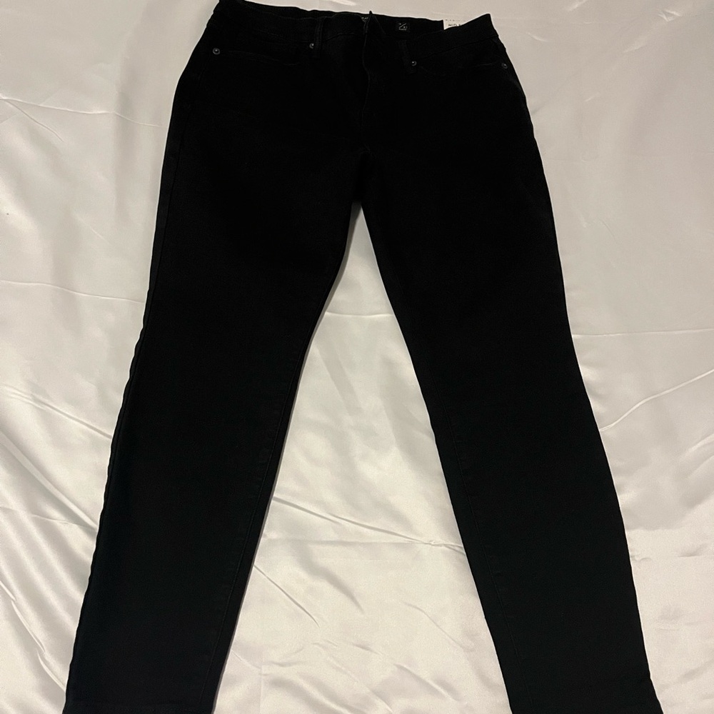 Lucky Brand Black Mid Rise Skinny Jeans